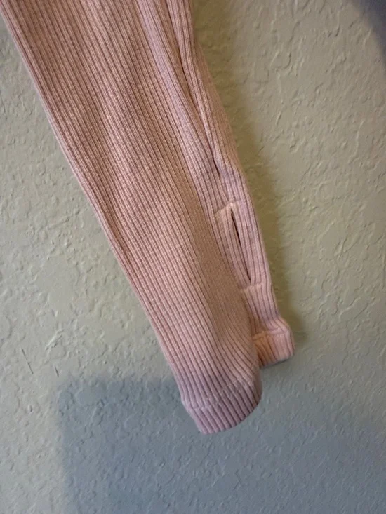 Agolde Bea Cutaway Bodysuit in Fondant - Picture 7 of 8